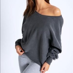 Joah Brown - Seeker Top - Washed Black Sherpa - OS